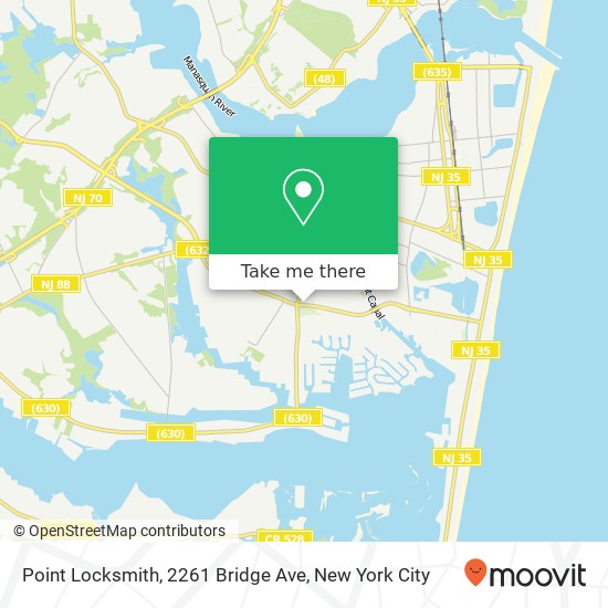 Mapa de Point Locksmith, 2261 Bridge Ave