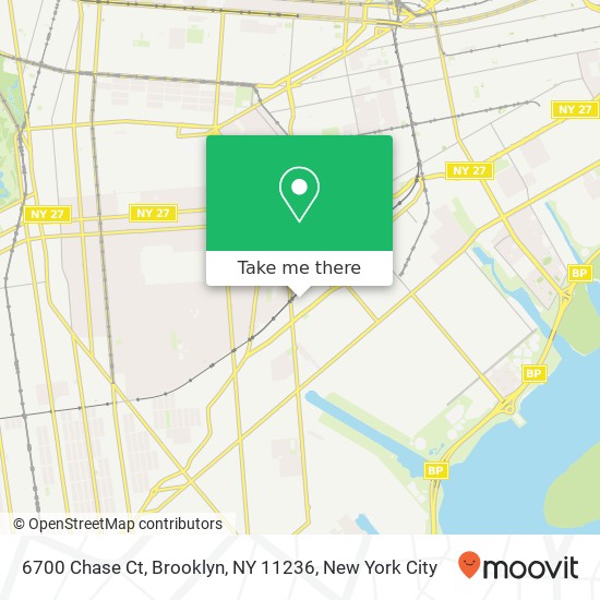 Mapa de 6700 Chase Ct, Brooklyn, NY 11236
