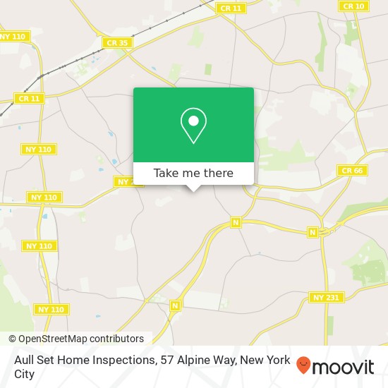 Aull Set Home Inspections, 57 Alpine Way map