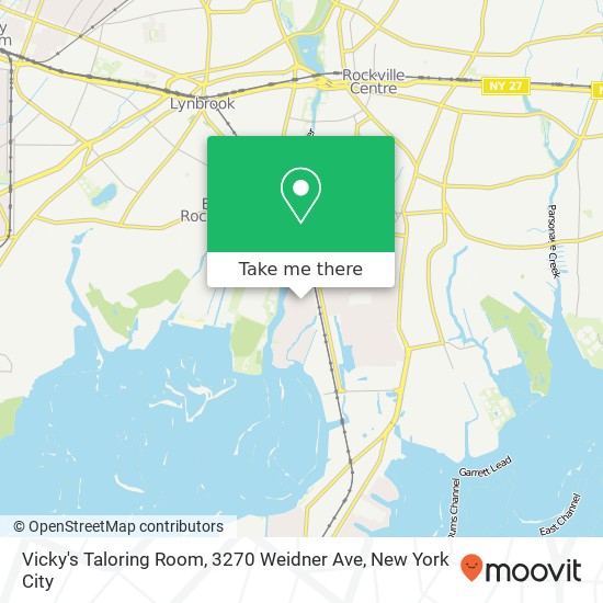 Mapa de Vicky's Taloring Room, 3270 Weidner Ave