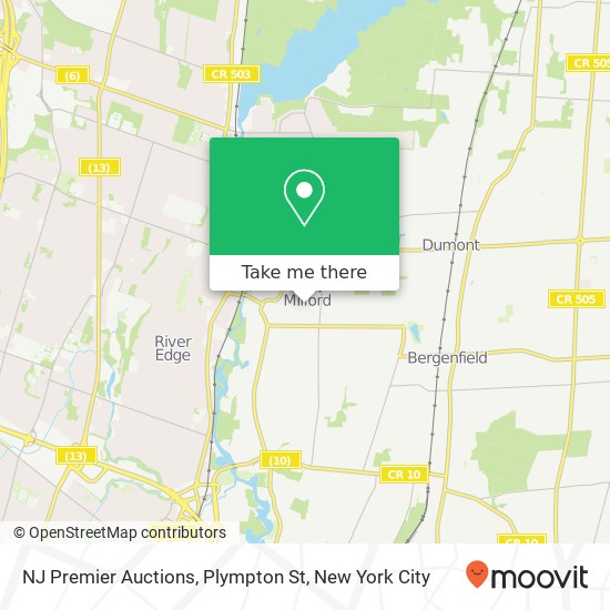 NJ Premier Auctions, Plympton St map