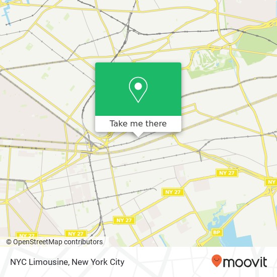 Mapa de NYC Limousine