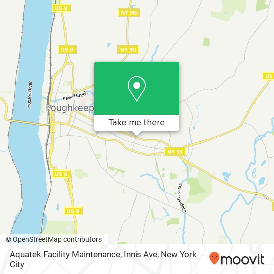 Mapa de Aquatek Facility Maintenance, Innis Ave