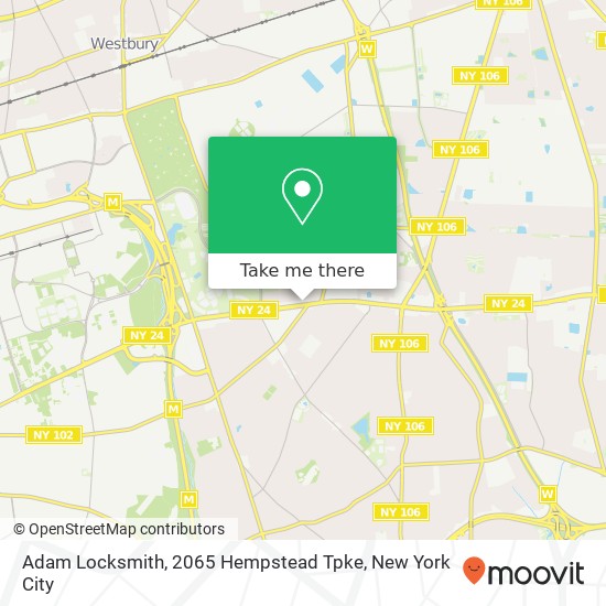 Adam Locksmith, 2065 Hempstead Tpke map