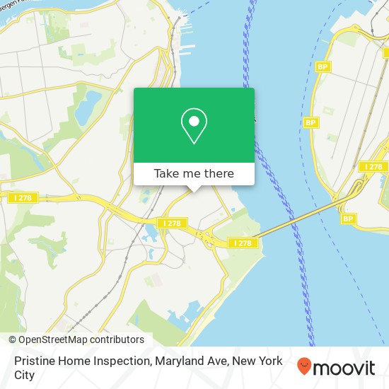 Pristine Home Inspection, Maryland Ave map