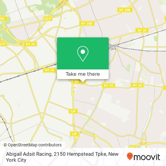 Abigail Adsit Racing, 2150 Hempstead Tpke map