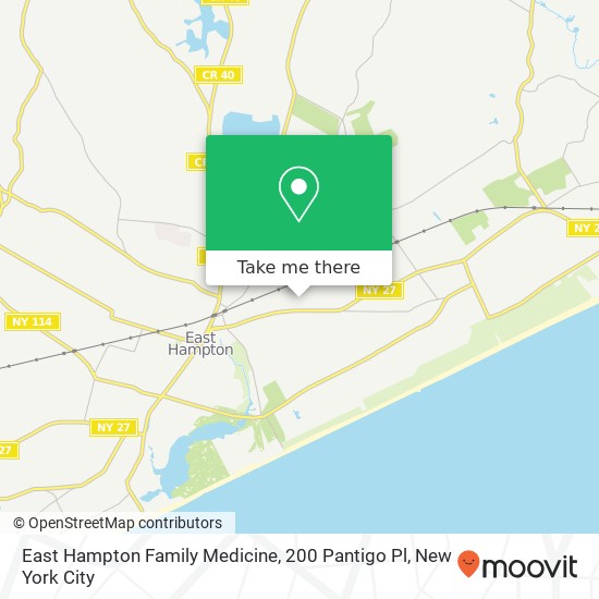 East Hampton Family Medicine, 200 Pantigo Pl map