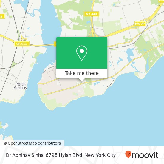 Mapa de Dr Abhinav Sinha, 6795 Hylan Blvd