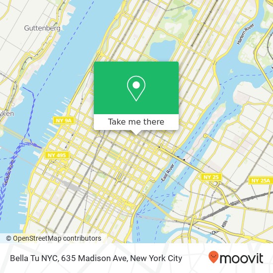 Bella Tu NYC, 635 Madison Ave map