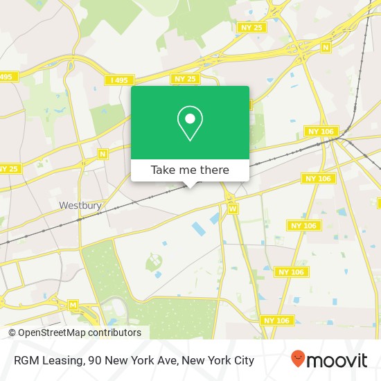 RGM Leasing, 90 New York Ave map