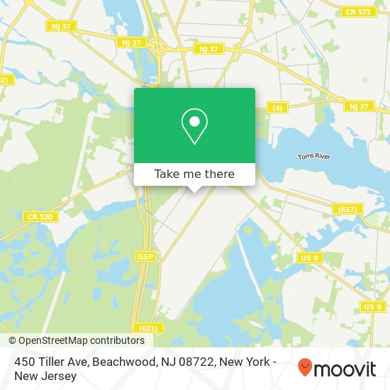 450 Tiller Ave, Beachwood, NJ 08722 map