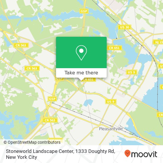 Stoneworld Landscape Center, 1333 Doughty Rd map