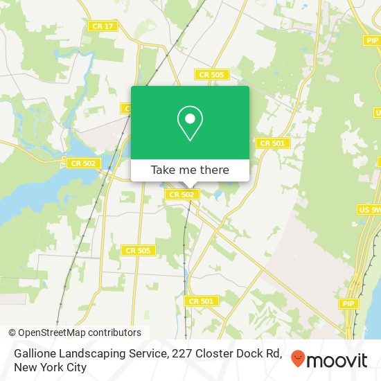 Gallione Landscaping Service, 227 Closter Dock Rd map