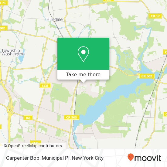 Carpenter Bob, Municipal Pl map