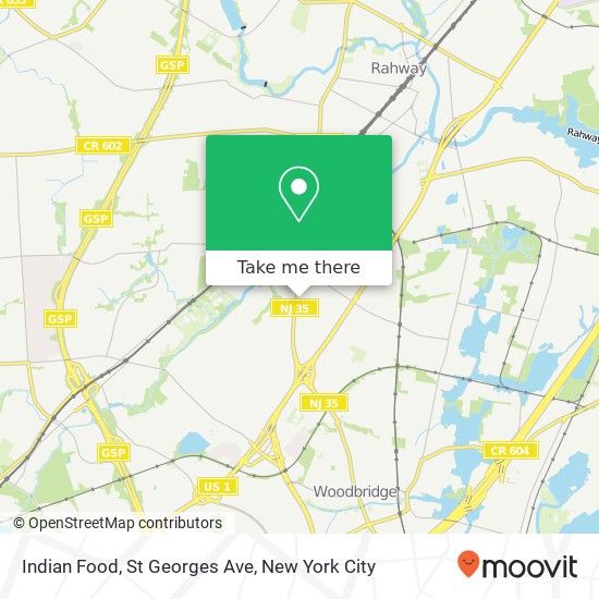 Indian Food, St Georges Ave map