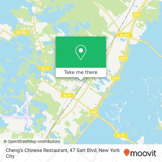 Cheng's Chinese Restaurant, 47 Satt Blvd map