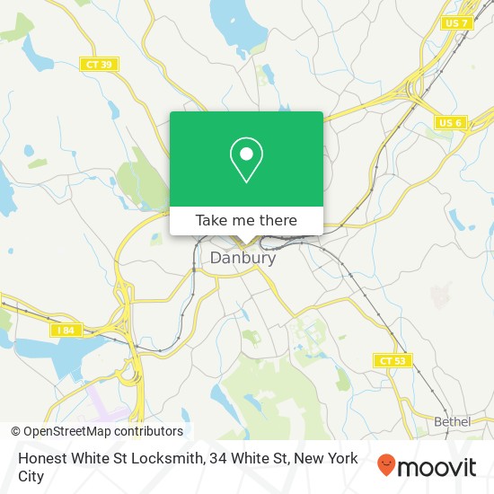 Mapa de Honest White St Locksmith, 34 White St