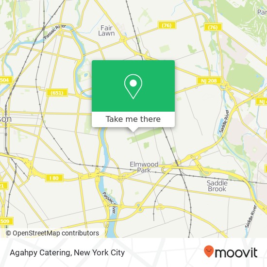 Agahpy Catering map