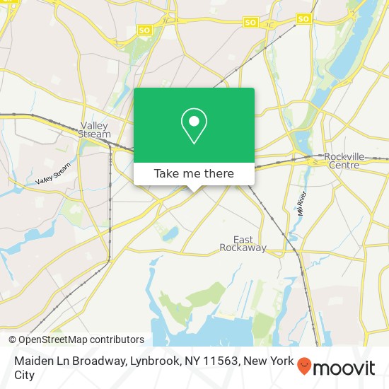 Maiden Ln Broadway, Lynbrook, NY 11563 map