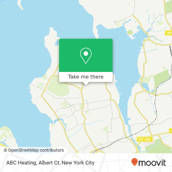 Mapa de ABC Heating, Albert Ct