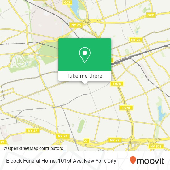 Mapa de Elcock Funeral Home, 101st Ave