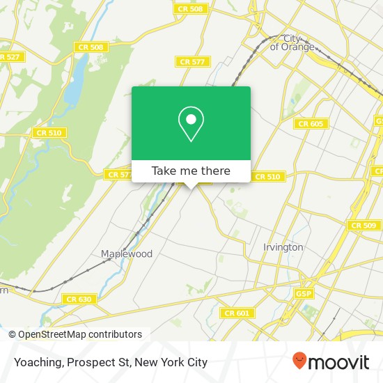 Yoaching, Prospect St map