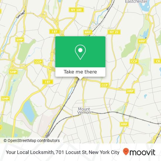 Your Local Locksmith, 701 Locust St map