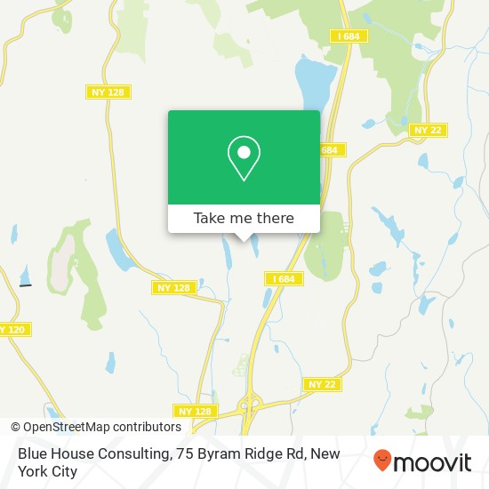 Mapa de Blue House Consulting, 75 Byram Ridge Rd