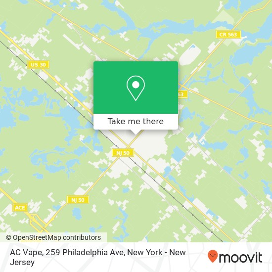 AC Vape, 259 Philadelphia Ave map