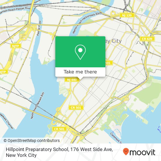 Hillpoint Preparatory School, 176 West Side Ave map