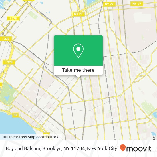 Bay and Balsam, Brooklyn, NY 11204 map