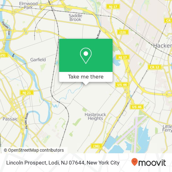 Lincoln Prospect, Lodi, NJ 07644 map