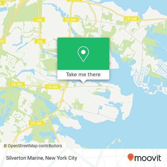 Mapa de Silverton Marine