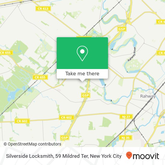 Silverside Locksmith, 59 Mildred Ter map