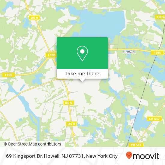 69 Kingsport Dr, Howell, NJ 07731 map
