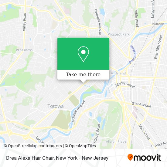 Drea Alexa Hair Chair map