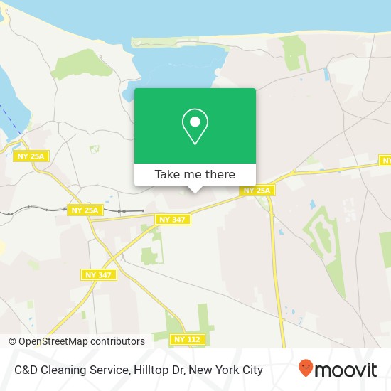 C&D Cleaning Service, Hilltop Dr map