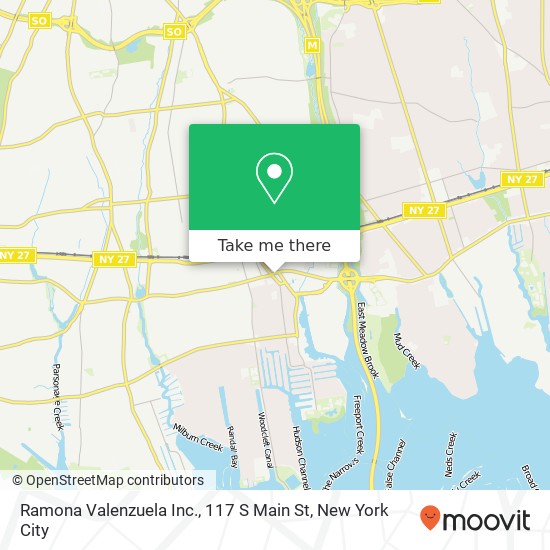 Ramona Valenzuela Inc., 117 S Main St map