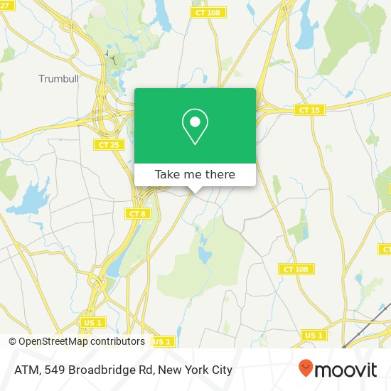 Mapa de ATM, 549 Broadbridge Rd