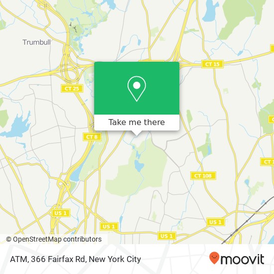 Mapa de ATM, 366 Fairfax Rd
