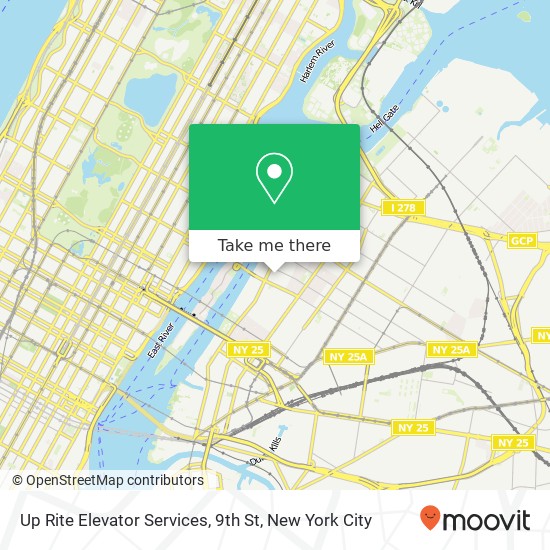 Up Rite Elevator Services, 9th St map