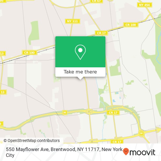 550 Mayflower Ave, Brentwood, NY 11717 map