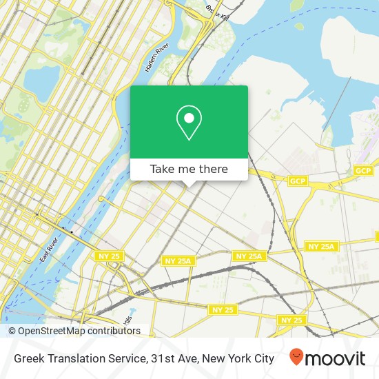 Mapa de Greek Translation Service, 31st Ave