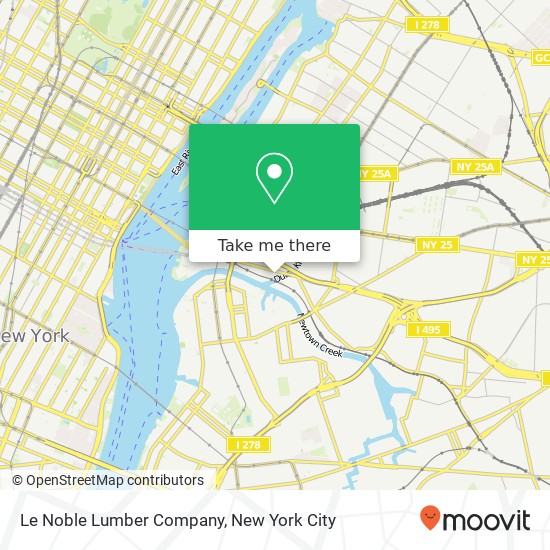 Le Noble Lumber Company map
