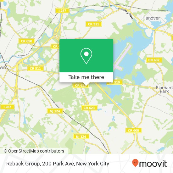 Mapa de Reback Group, 200 Park Ave