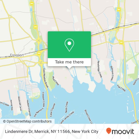 Lindenmere Dr, Merrick, NY 11566 map