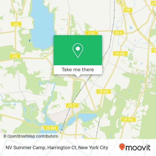 Mapa de NV Summer Camp, Harrington Ct