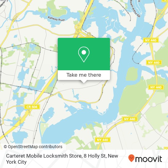 Mapa de Carteret Mobile Locksmith Store, 8 Holly St