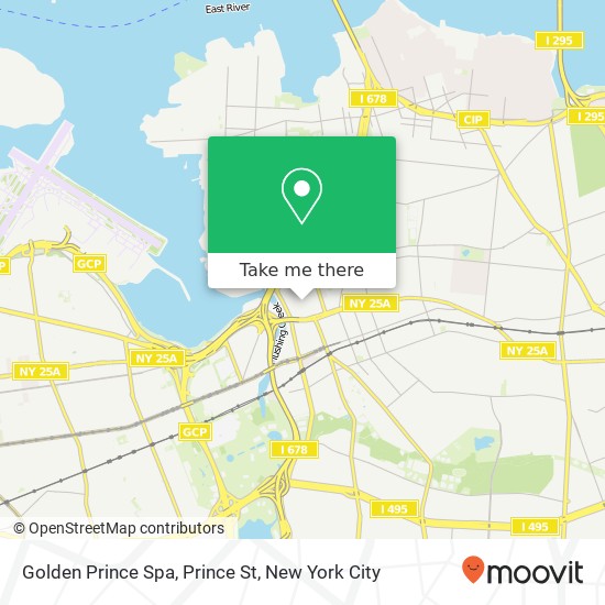 Mapa de Golden Prince Spa, Prince St