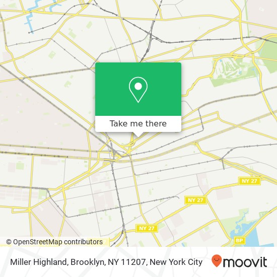 Miller Highland, Brooklyn, NY 11207 map